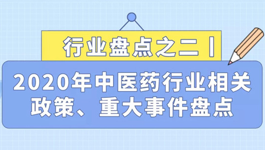 环特生物盘点|2020年中医药行业相关政策与标准